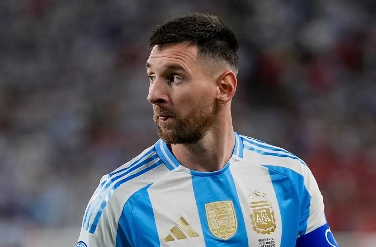 Argentina's Lionel Messi trains again for Copa América